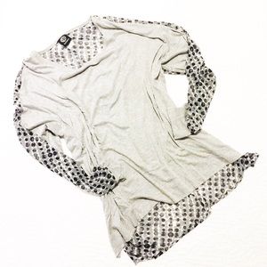 NWOT Sheer back tunic